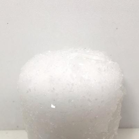 White Snowy Candle 10cm